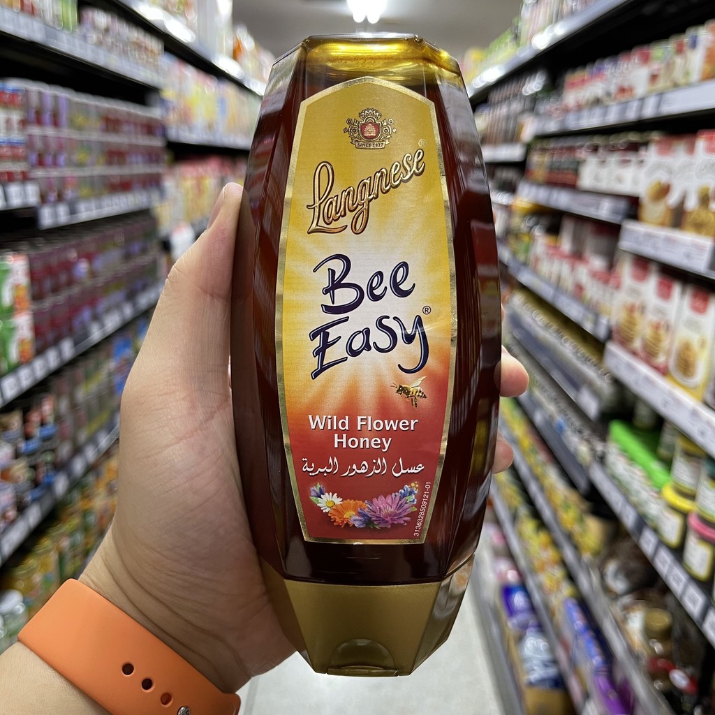 แลงนีส น้ำผึ้งดอกไม้ป่า (ไวล์ฟลาวเวอร์) 500 กรัม Langnese Bee Easy Wild Flower Honey 500 g.