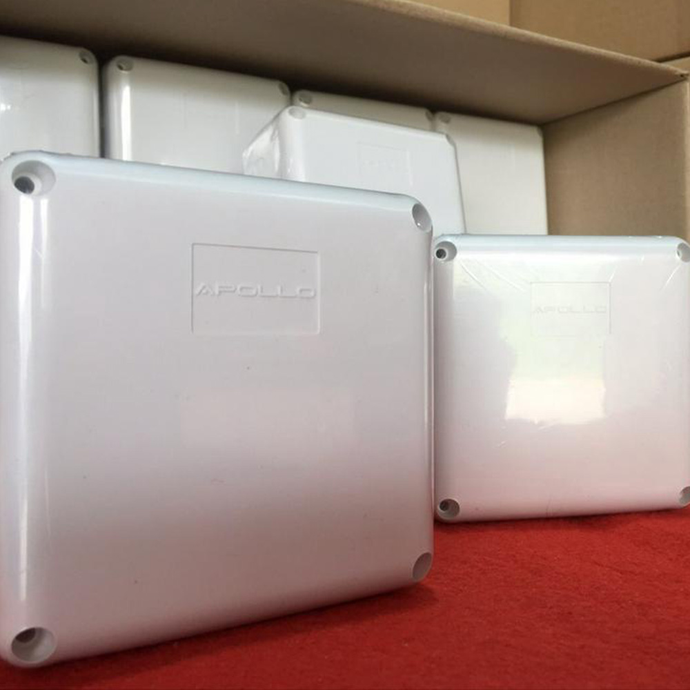 Apollo กล่องกันน้ำพลาสติกอย่างดี ขนาด4*4 ยกลัง 100 ชิ้น ABW-01