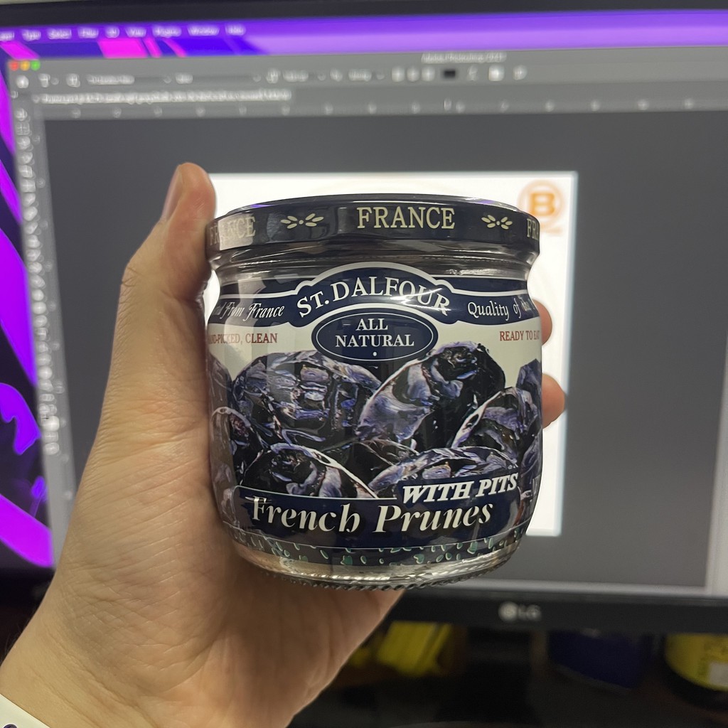 เซนต์ดาลฟูร์ ลูกพรุนมีเมล็ด 200 กรัม สินค้านำเข้าจาก ประเทศฝรั่งเศส St.Dalfour French Prunes with Pits 200 g.