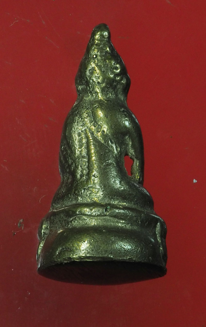 *30689 พระกริ่งเนื้อทองเหลืองเก่า ไม่ทราบที่และปีสร้าง 7