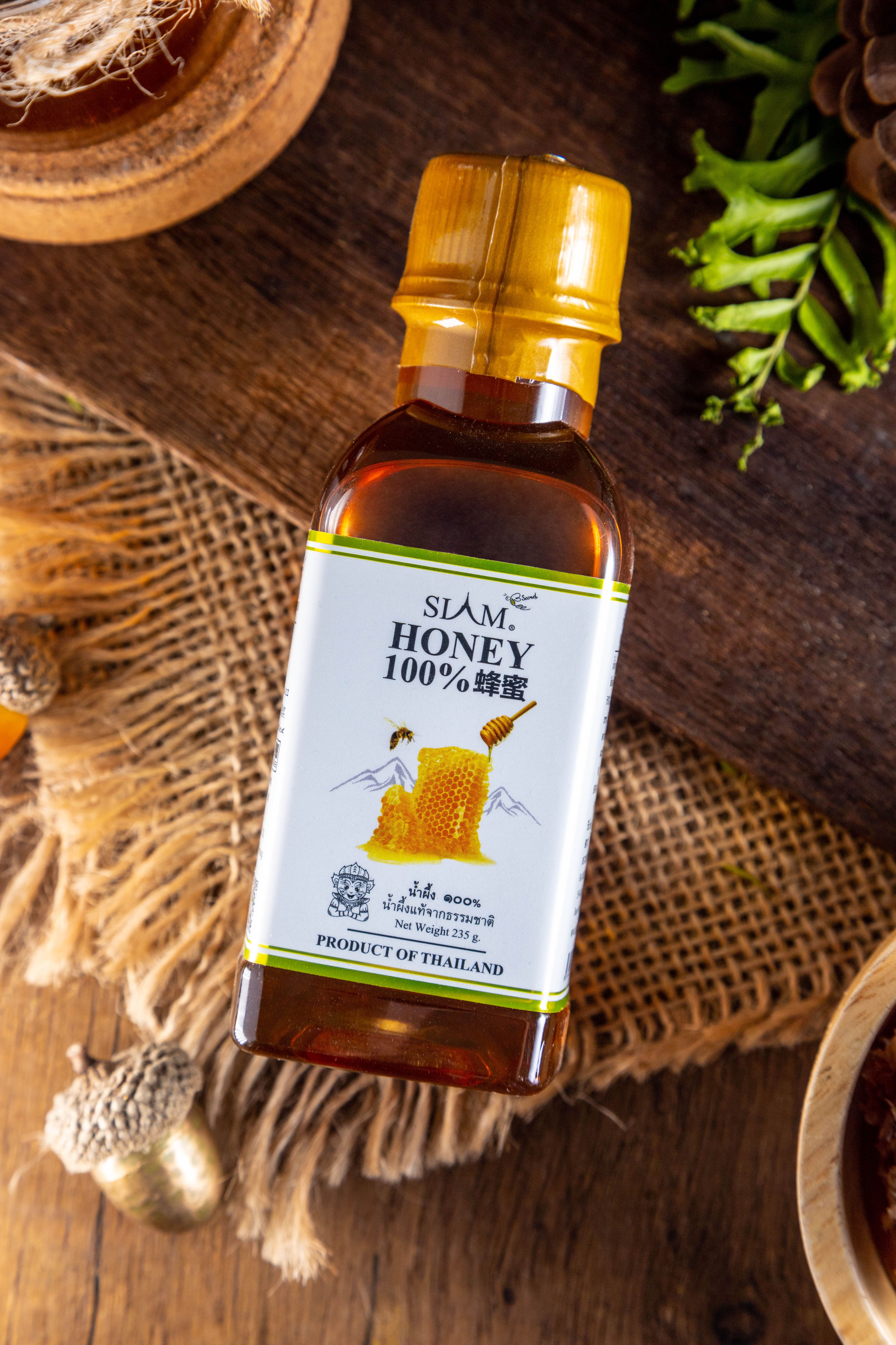 100% 纯蜂蜜，五月蜜，暹罗蜜蜂秘方蜂蜜 | SIAM BEE SECRET 100% PURE HONEY 235 g