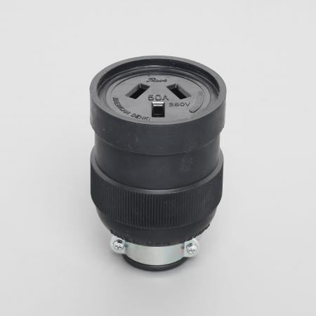AMERICAN DENKI R534 3-Pole 3-Wire 50A 250V Connector Body (Rubber Housing)