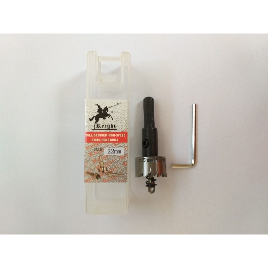 KNIGHT สว่าน โฮลซอเจาะเหล็ก (ราคารวมแวท) ซุปเปอร์ไฮสปีด Hole Saw เบอร์ 13-30 mm. ไขควงไฟ้ฟ้า สว่านไร้สาย