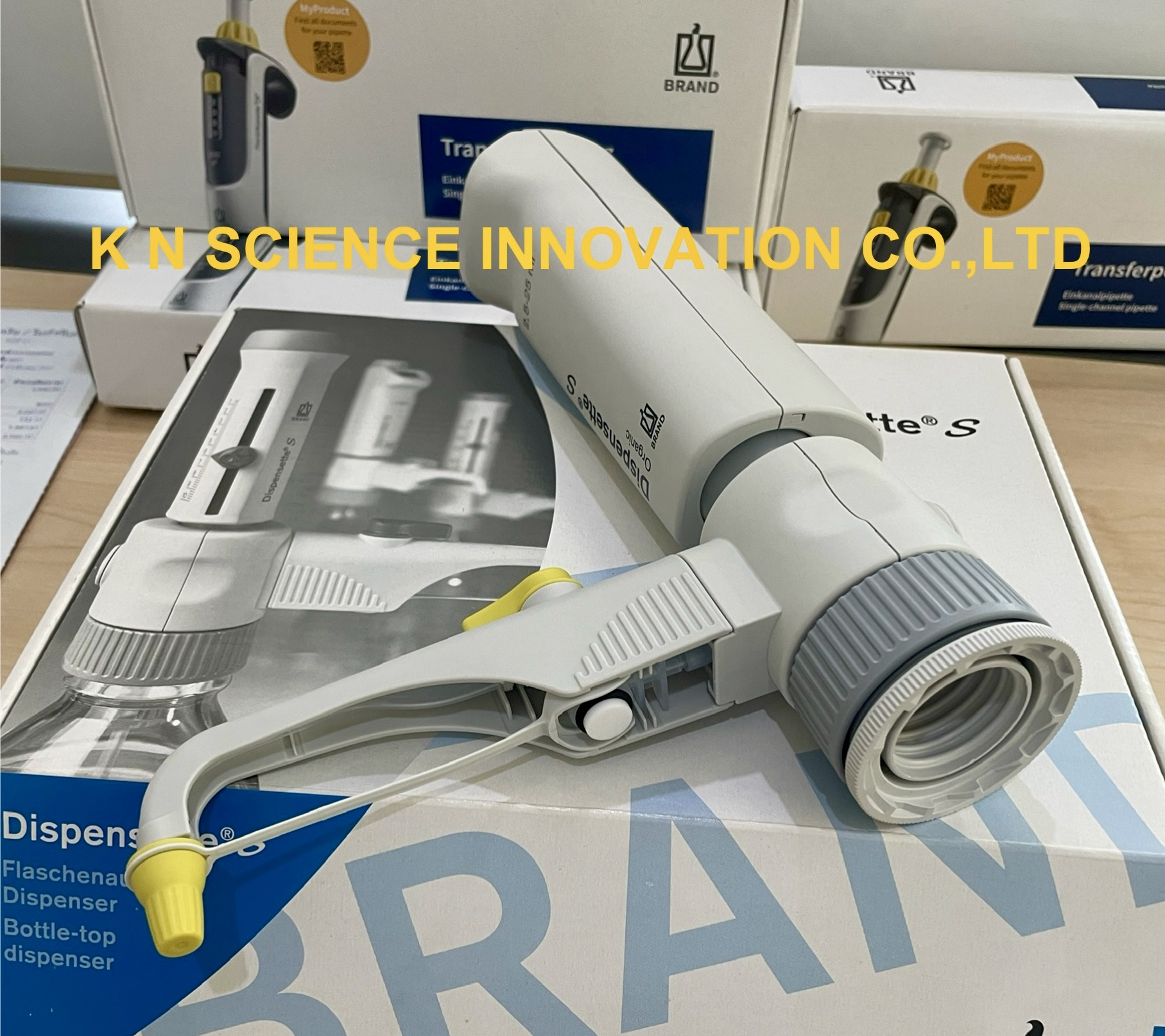 เครื่องดูดจ่ายของเหลว (Bottle-top Dispenser),Dispensette® S Organic, digital,With recirculation valve,ยี่ห้อ BRAND™ 46303