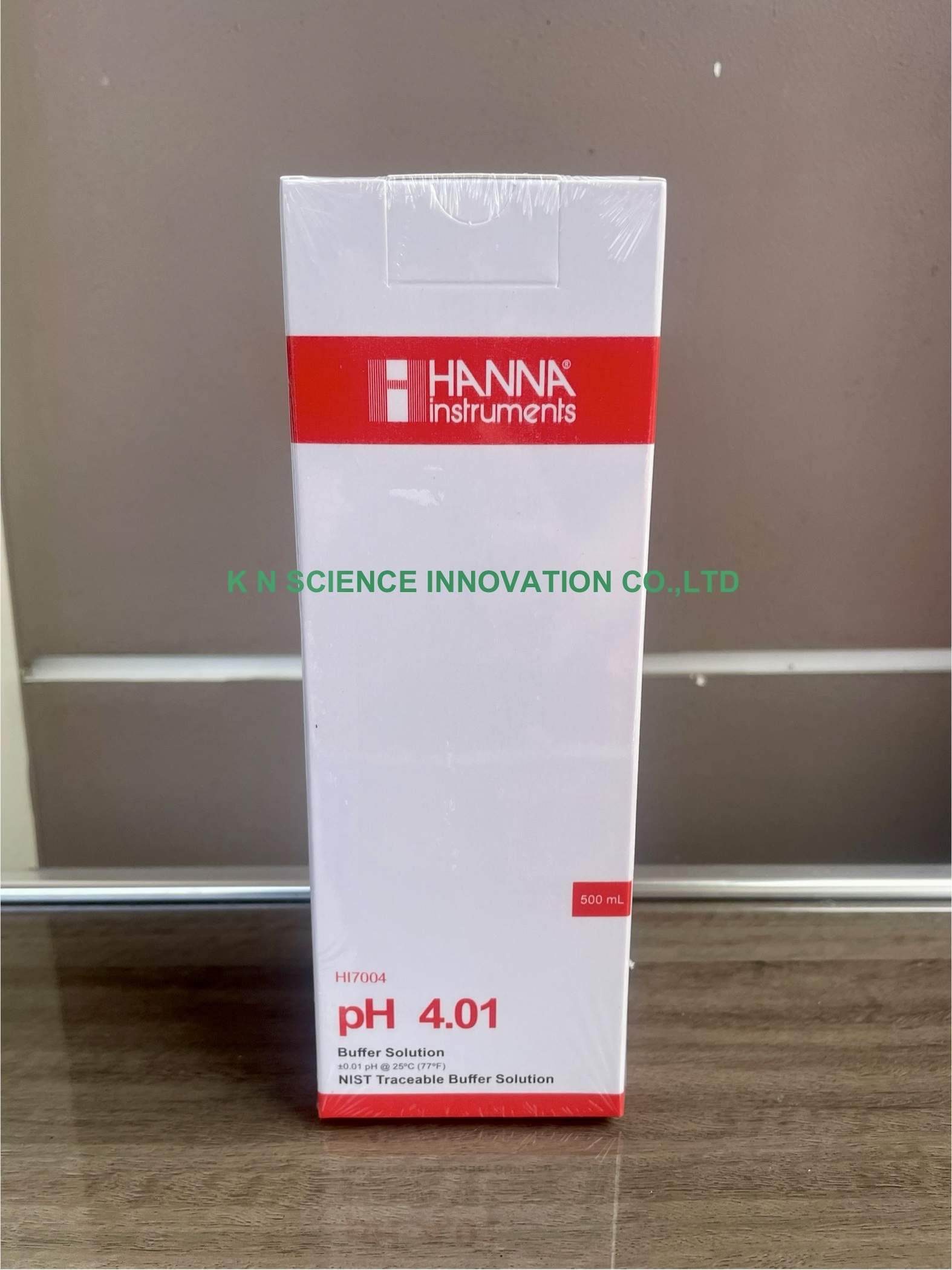 Buffer Solution pH 4.01 ( 500 ml ) ,ยี่ห้อ Hanna Instruments HI7004L