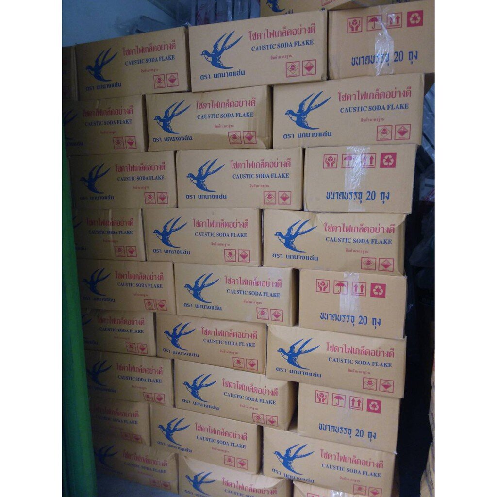 โซดาไฟ อย่างดี ตรานกนางแอ่น (ราคารวมแวท) หมดปัญหาสิ่งอุดตันในท่อระบายน้ำ ขจัดคราบสกปรก สินค้าคุณภาพ มาตรฐานอุตสาหกรรม