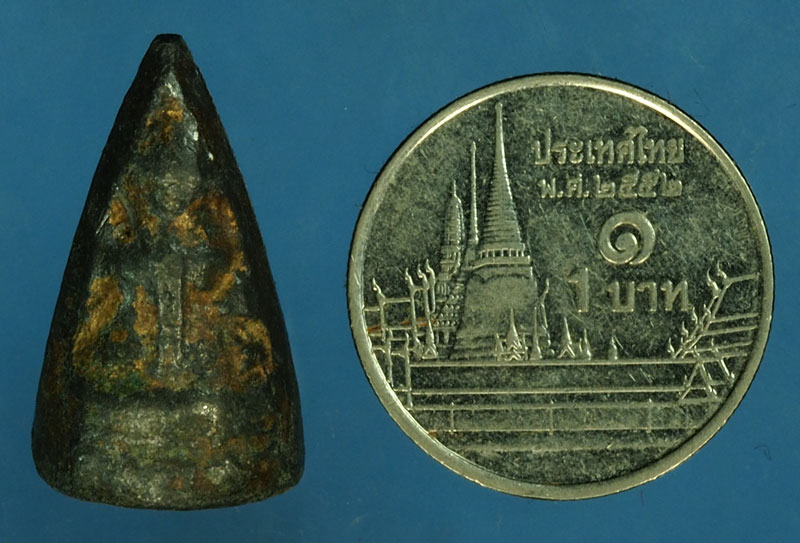 *28004 พระพุทธชินราช เนื้อชินตะกั่วลงบรอนซ์ เก่าไม่ทราบที่และปีสร้าง 13