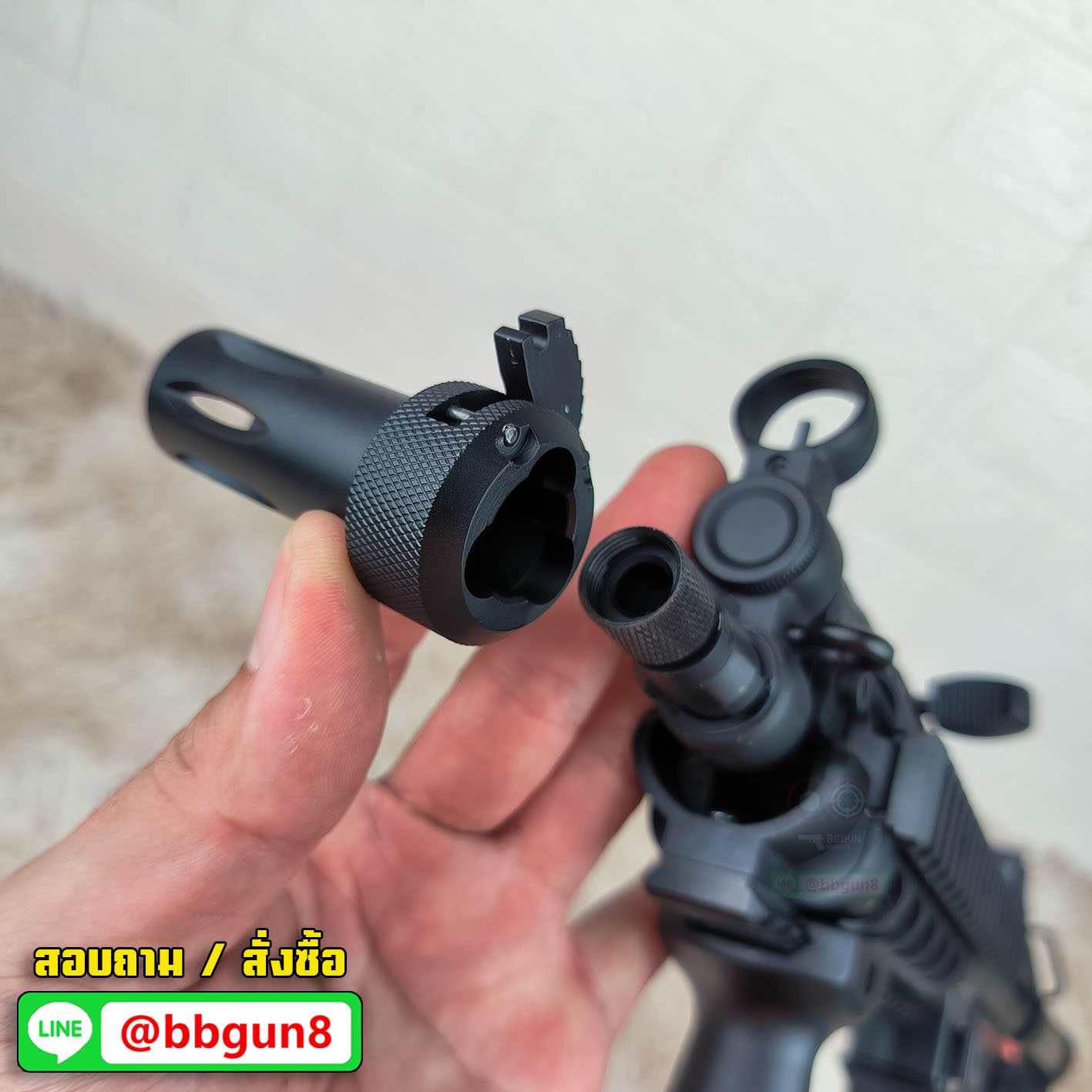 บีบีกันไฟฟ้า Golden Eagle GE 6855 MP5 RAS A3 AEG (แถมแบตเตอรี่ เครื่องชาร์จ ลูกกระสุนพร้อมเล่น)