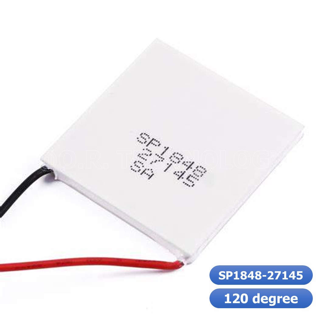 (1ชิ้น) NA182 แผ่นร้อนเย็น แผ่นเพลเทียร์ (Peltier) แผ่นทำความร้อน-เย็น ขนาด 40x40mm 120 degree SP1848-27145