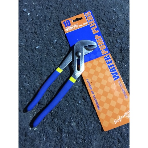 คีมปากขยายคอม้า META ขนาด 10นิ้ว (ราคารวมแวท) คีมคอม้า คีมจับท่อ ประแจคอม้า คีมคอม้าขยายปาก ประแจจับท่อ {0403505102}