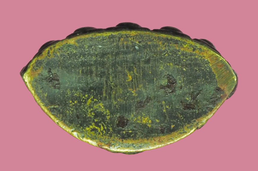 *39923 พระกริ่ง มปร วัดราชประดิษฐ์ กรุงเทพ ปี 2515 เนื้อทองเหลืองรมดำ (หลวงปู่ทิม วัดระหารไร่ร่วมปลุกเสก) 7