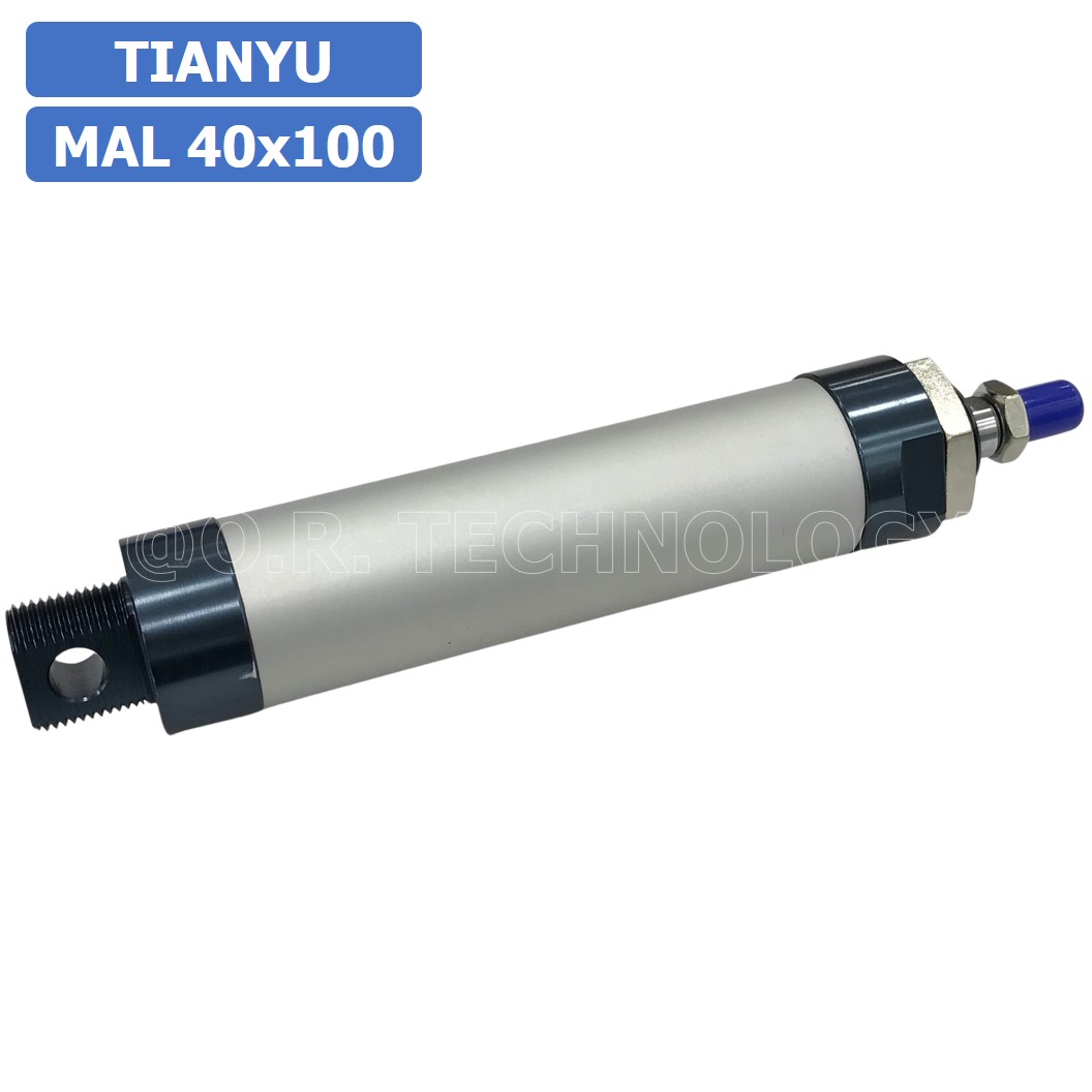 (1ชิ้น) กระบอกลม ขนาดเล็ก รุ่น MAL 40x100 (Mini Air Cylinder Series) Pneumatic Cylinder กระบอกลมนิวเมติก