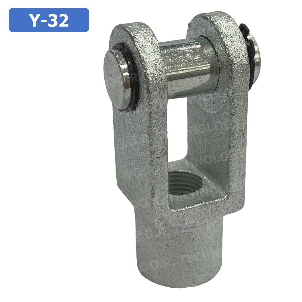 (1ชิ้น) Y-32 ตัวยึดแกนกระบอกลม ตัว Y Support Y-Joint Air Cylinder สำหรับกระบอกลม SC32 ขายึดกระบอกลม ขายึด ตัวยึด กระบอกลม