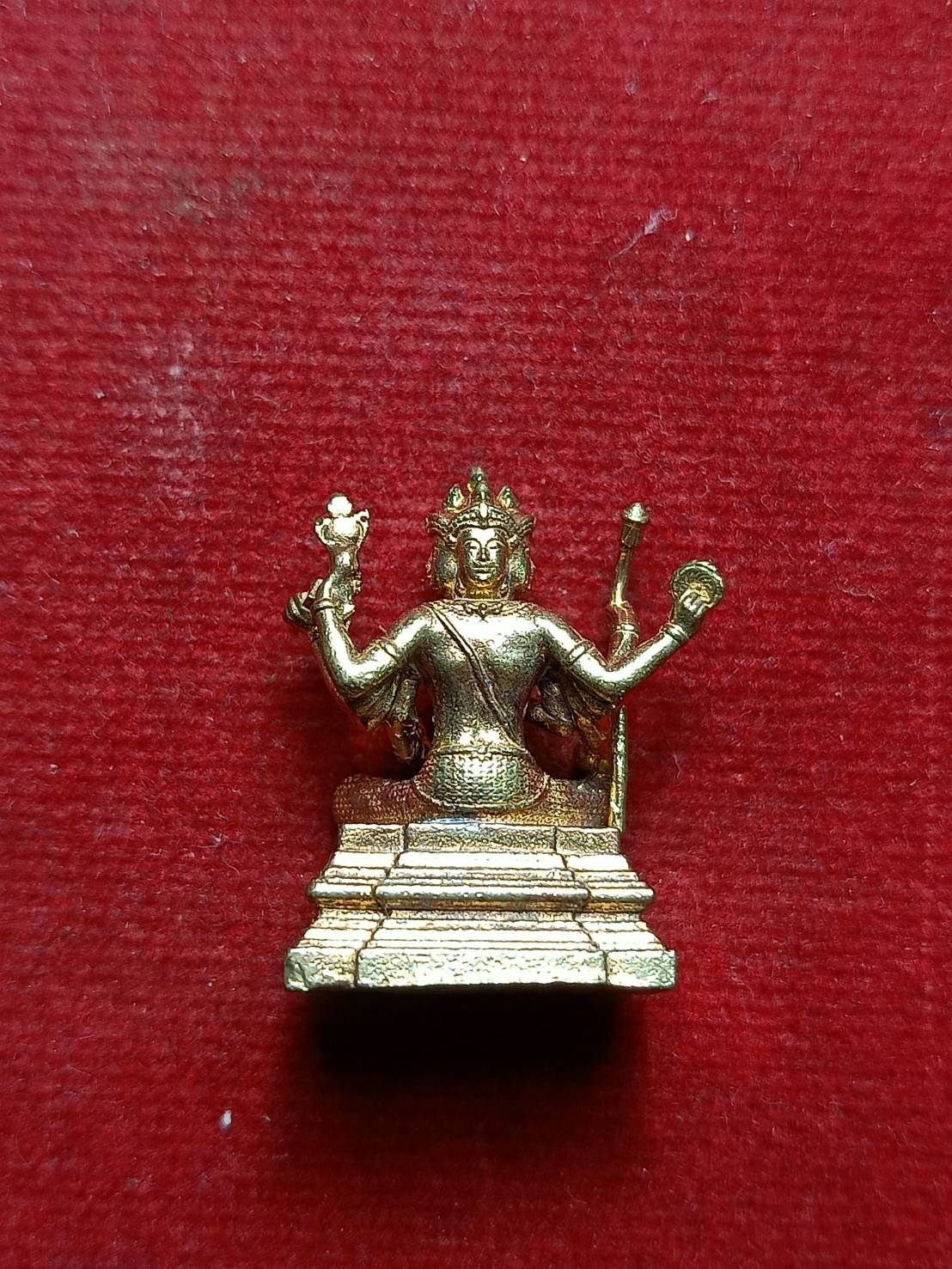 รูปหล่อพระพรหม หลวงปู่ดู่ พรหมปัญโญ วัดสะแก จ.อยุธยา (SKU-07246)