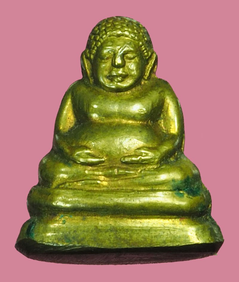 *40271 พระปั้มพระสังกัจจายณ์ วัดสังกัจจายณ์ กรุงเทพ เนื้อทองเหลือง ไม่ตอกโค๊ต 8