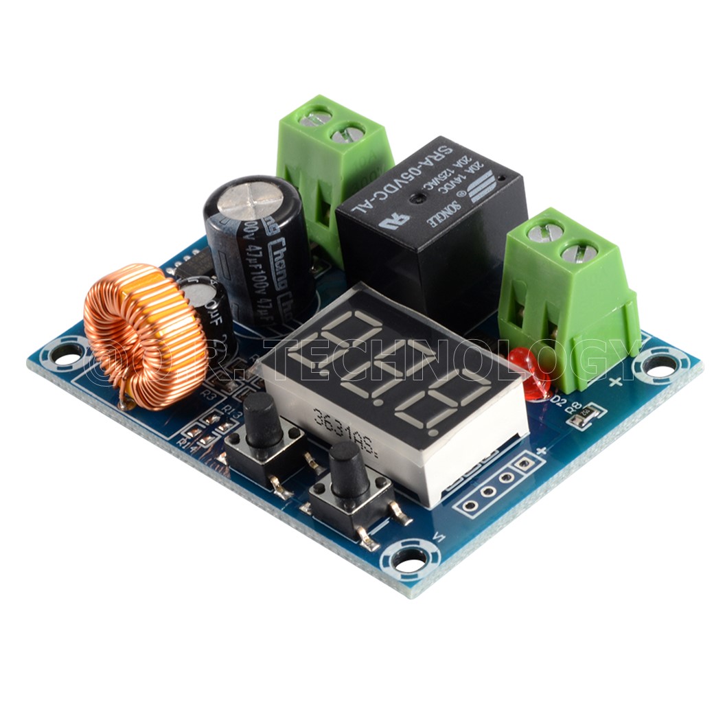 (1ชิ้น) XQ920 บอร์ดควมคุมการใช้แบตเตอรี่ 12-36VDC XH-M609 / HCW-M635 โมดูลต่ำตัด โมดูลถนอมแบตเตอรี่ โมดูลป้องกันแบตเตอรี่ลิเธียม โมดูลป้องกันการใช้แบตเตอรี่เกิน XH-M609 DC voltage protection module, Charger Module Voltage Over Discharge Battery Lithium