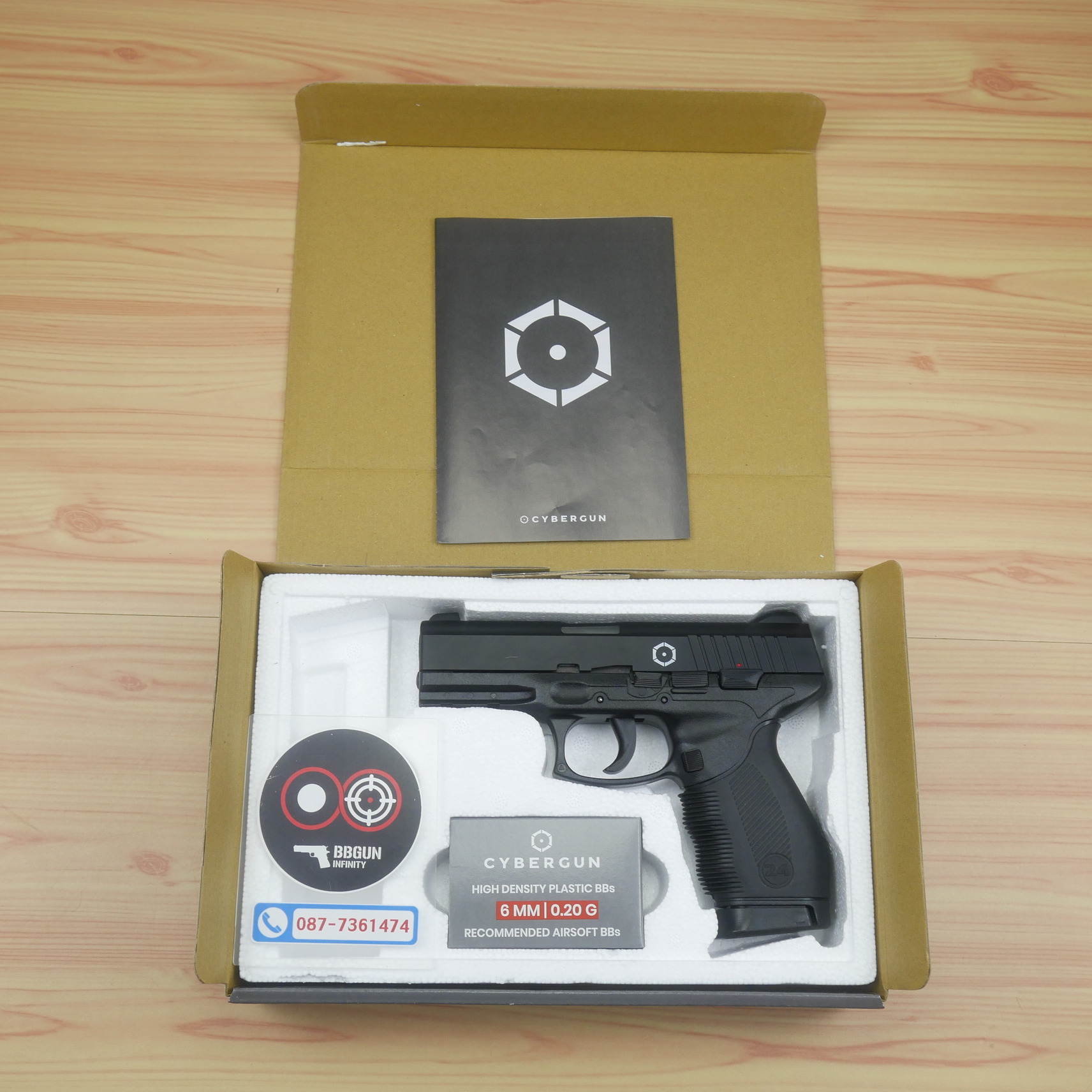 Cybergun Taurus PT24/7 Spring Powered Pistol ปืนอัดลมสปริง ชักยิงทีละนัด