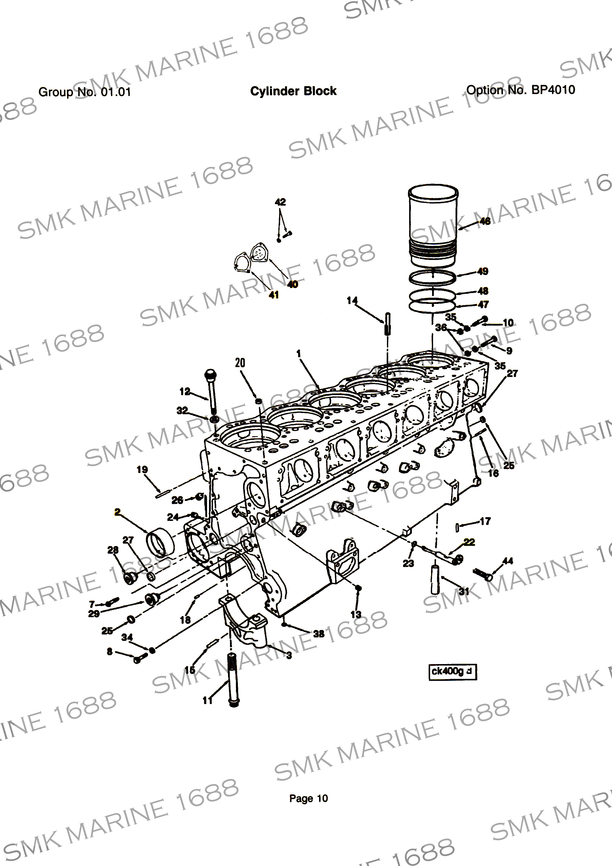 Cummins K Series 3028434 Liner Kit / ชุดปลอกสูบพร้อมซีล STD