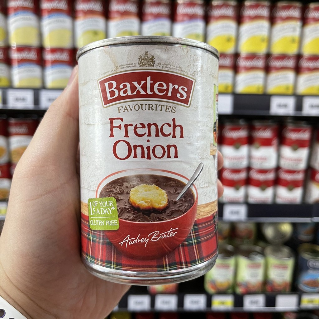 แบ็กซ์เตอร์ ซุปหัวหอม น้ำหนักสุทธิ 400 กรัม Baxters French Onion Soup 400 g.