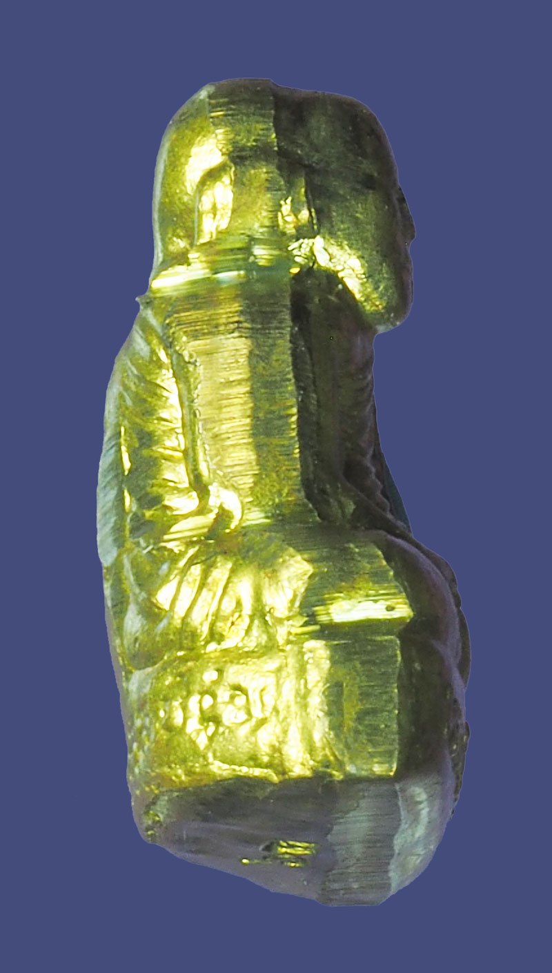 *39467 รูปหล่อหลวงพ่อกวย วัดโฆษิตราราม ชัยนาท ปี 2563 เนื้อทองเหลือง ไม่มีกล่อง 8