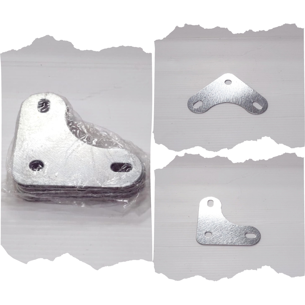 น็อตเหล็กฉาก แผ่นมุมฉากยึดเหล็กฉากรู (ราคารวมแวท) ชั้นวางของ อุปกรณ์ทำชั้นเหล็กฉาก ประกอบเหล็กฉากเจาะรู