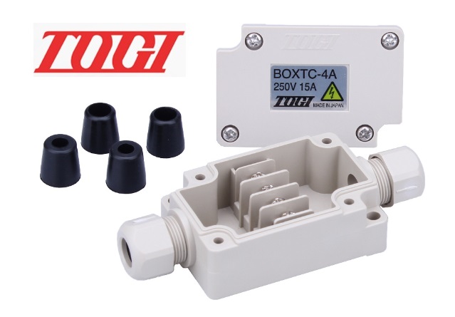 TOGI-BOXTC-4A : กล่องเทอร์มินอลบล็อค 4P 15A 250V IP67