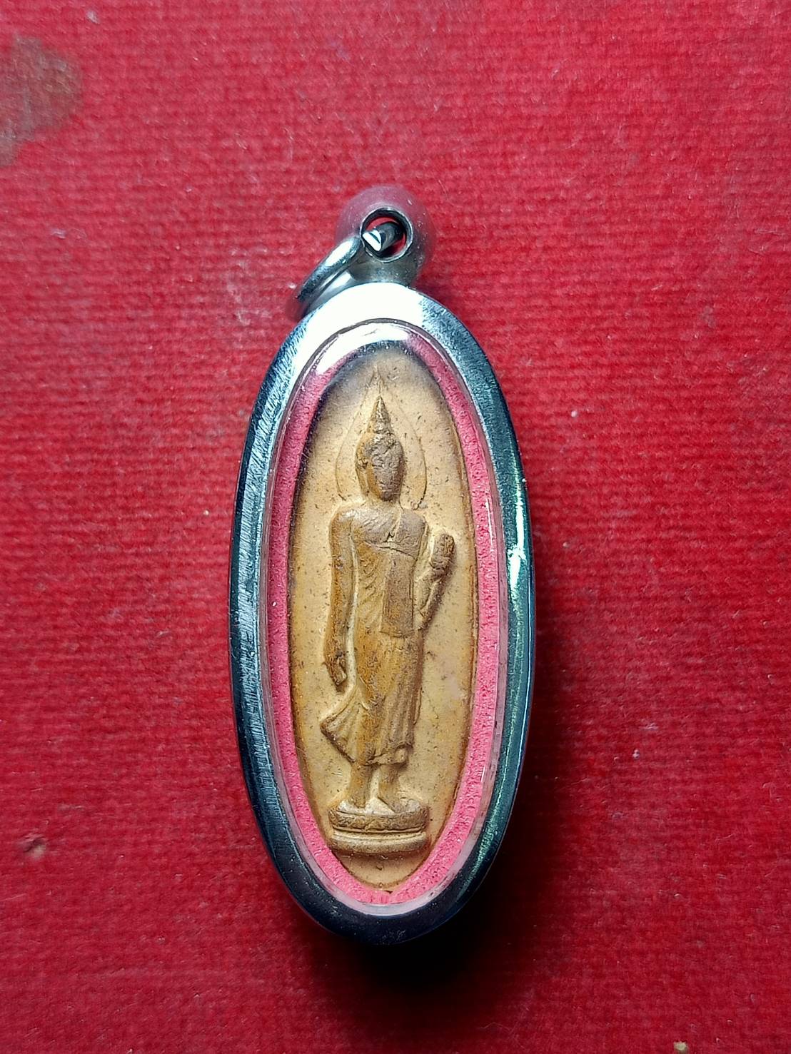 พระพุทธ 25 ศตวรรษ เนื้อดิน ปี 2500 กทม. (SKU-07897)