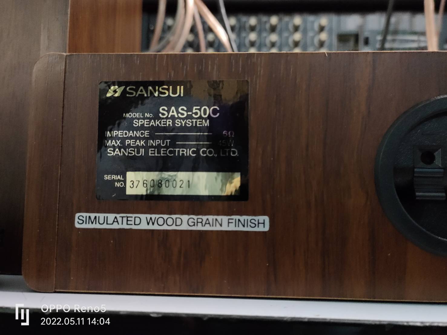 SANSUI SAS -50 CS (ส่งฟรี ยกเว้นเขตพิเศษ) CENTER + SURROUND MADE IN JAPAN