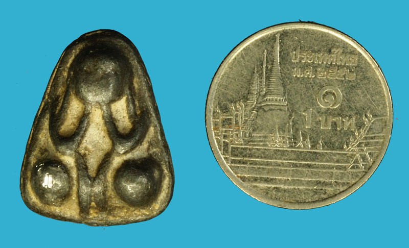 *36315 พระปิดตา หลังยันต์ เนื้อชินตะกั่ว ไม่ทราบที่ 6