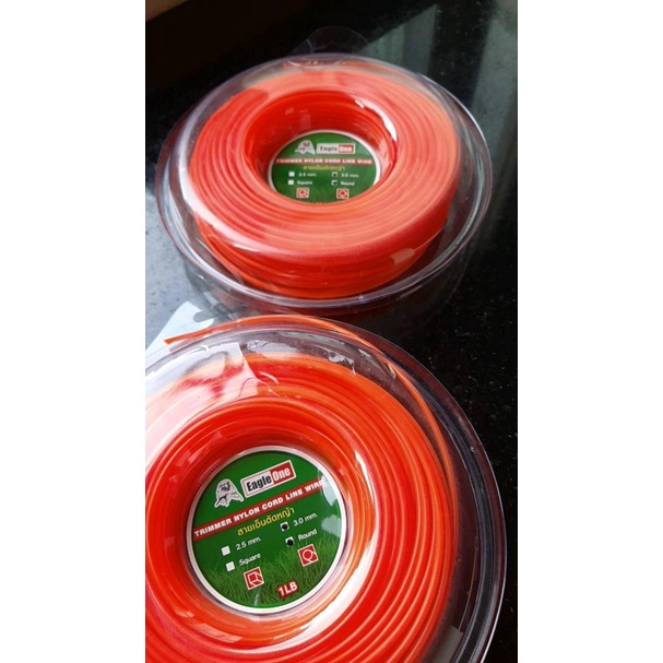สายเอ็น Eagle one สายเอ็นตัดหญ้า 3.0 มม.1ปอนด์ (ราคารวมแวท) เอ็นตัดหญ้า หัวเอ็น หัวตัดหญ้า เอ็นสลิง เอ็นสลิงตัดหญ้า เอ็นตัดหญ้า