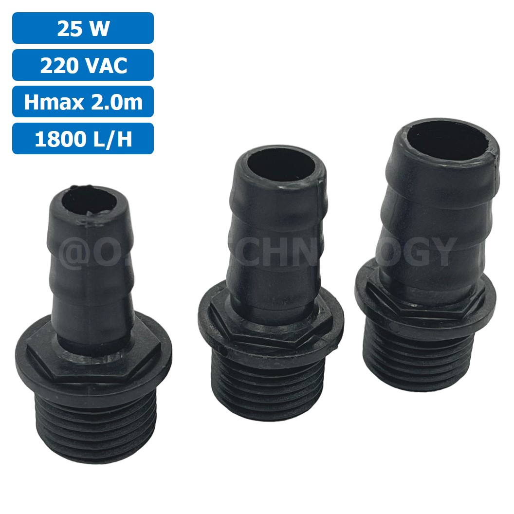 JN-399 ปั๊มน้ำ ปั๊มแช่ ปั๊มพัดลมไอเย็น 220VAC 25W Water pump Submersible Pump JING NUO Hmax 2.0m Qmax 1800L/H JINGNUO