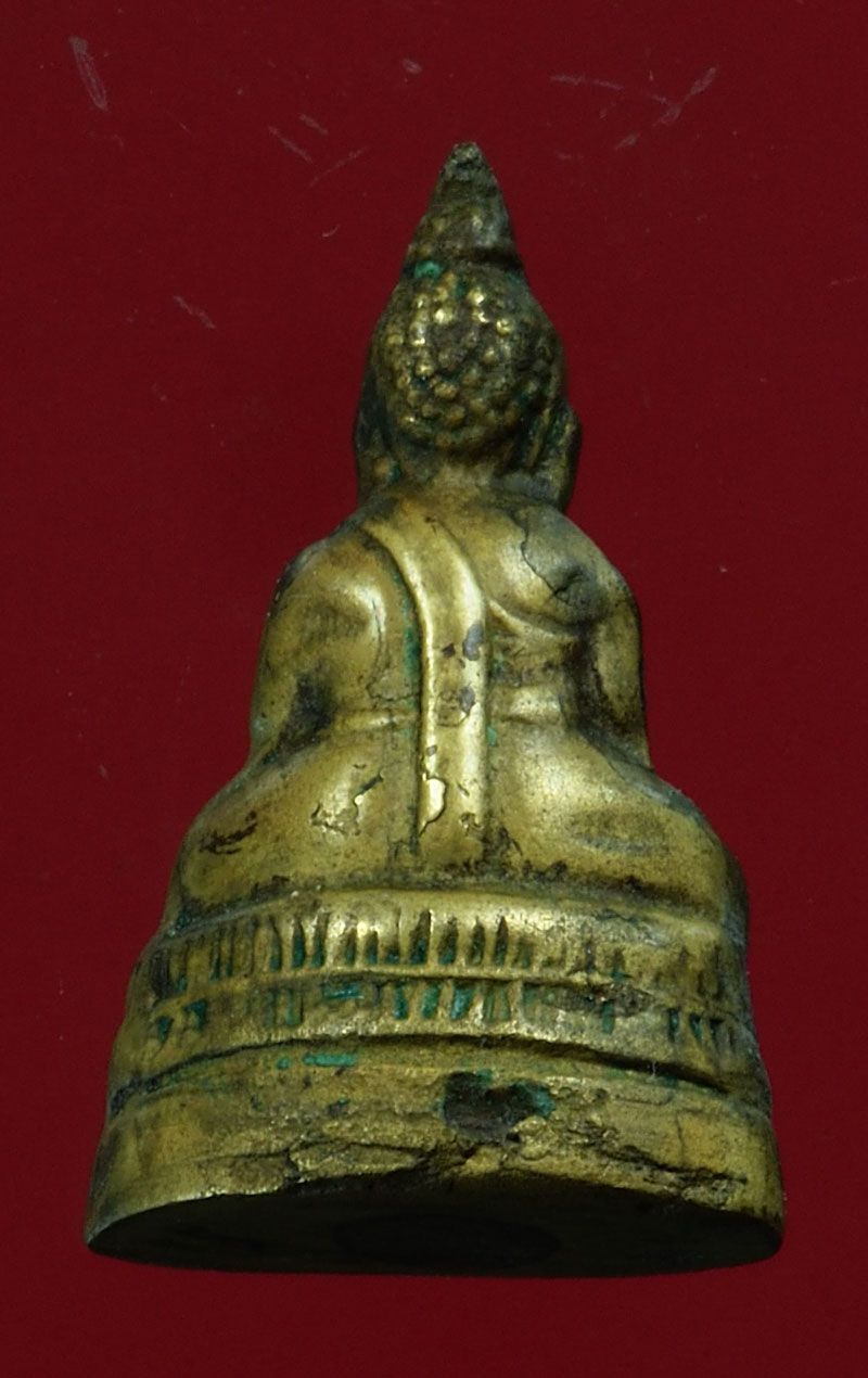 *28423 พระกริ่งหลวงพ่อโต วัดบางพลี สมุทรปราการ ปี 25XX เนื้อทองเหลือง กริ่งดังดี 7