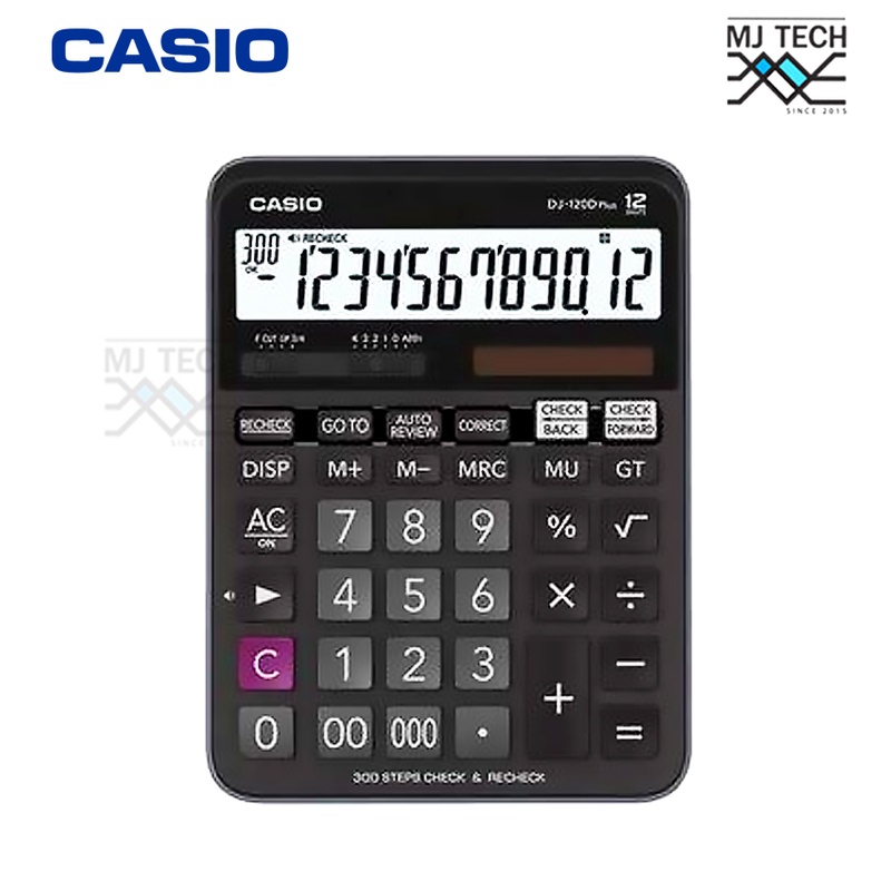 CASIO เครื่องคิดเลข รุ่น DJ-120D PLUS (ของแท้)