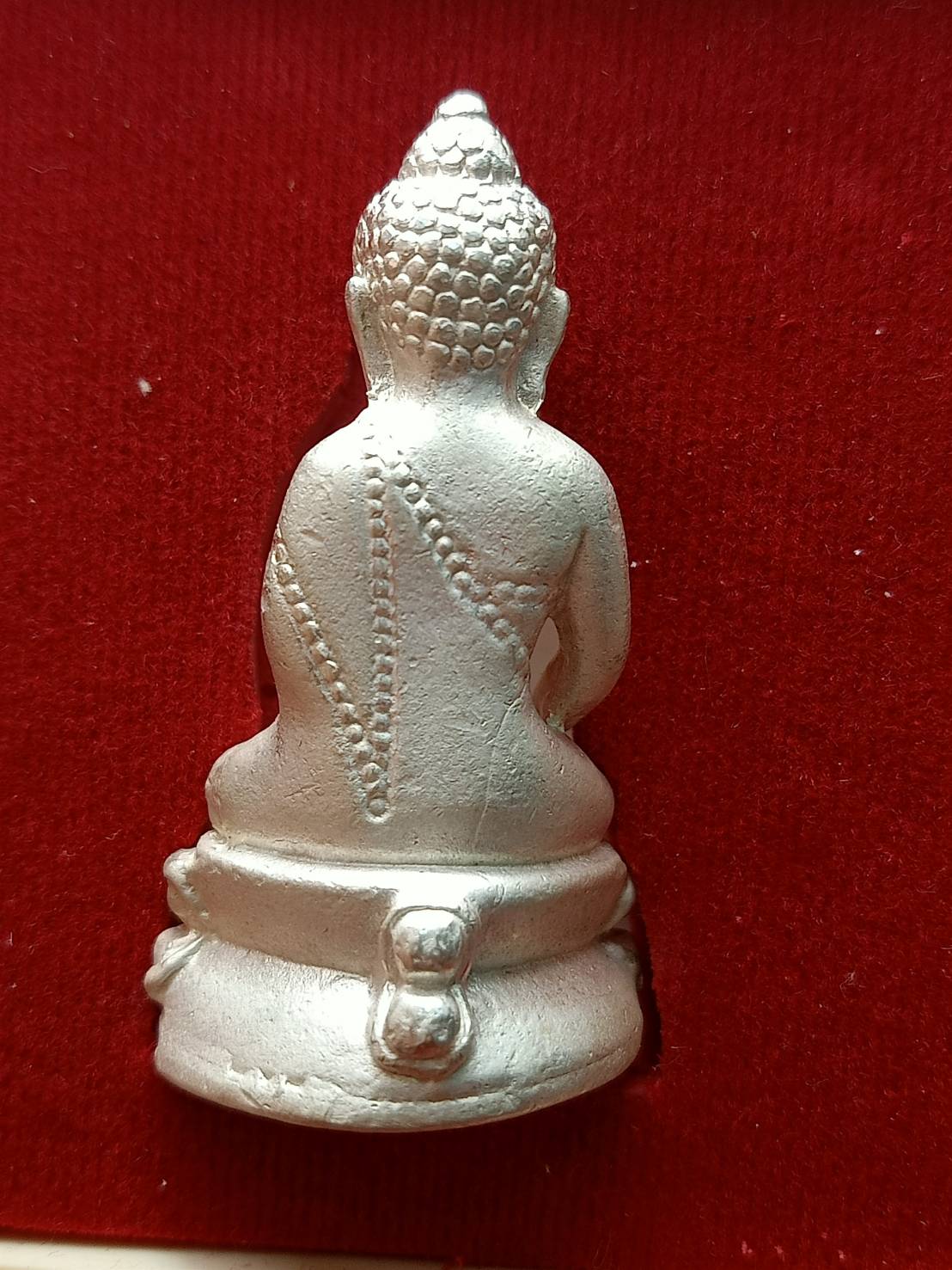 ระกริ่งใหญ่หล่อโบราณดินไทย เนื้อกะไหล่เงิน รุ่นมหามงคลเจริญสุข วัดบวรนิเวศวิหาร กทม. พร้อมกล่อง (SKU-08235)