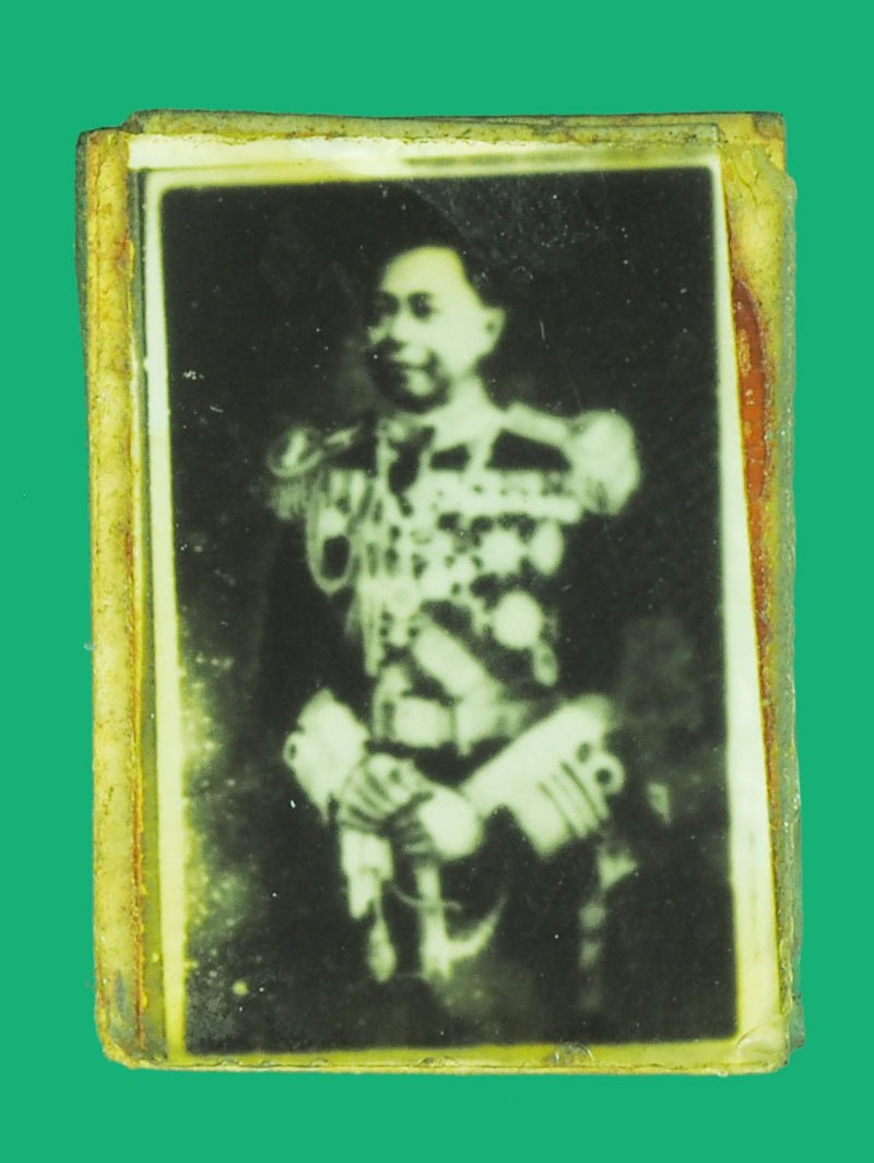 *39723 รูปถ่ายอัดกระจกสองหน้า่ หลวงปู่ศุข หลังกรมหลวงชุมพร เขตอุดมศักดิ์ ไม่ทราบปี 4