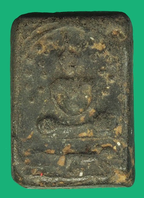 *37327 พระเนื้อดิน 12 ราศรี หลวงพ่อเล็ก วัดท่าอิฐ ปี 2481 ฉะเชิงเทรา เนื้อดิน 25