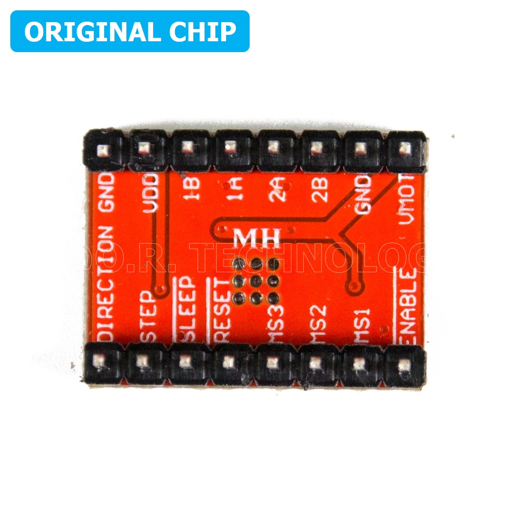 (1ชิ้น) 3A004 Original Chip A4988 ไดร์ฟสเต็ปเปอร์มอเตอร์ Stepper Motor Driver (with Heat sink 1.5A)