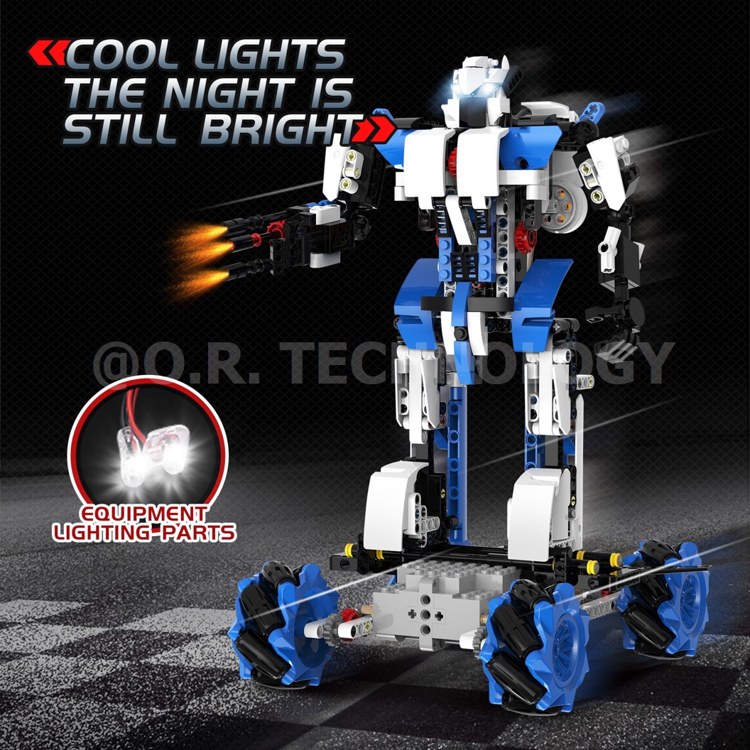 KEEYEE WORLD K96120 ชุดเรียนรู้ เสริมทักษะ Star Hunts ตัวต่อ STEAM Educational Programmable Robot Kit Building Block