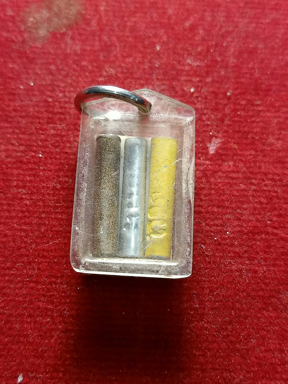 รูปถ่ายหลังตะกรุด หลวงพ่อจุฬ วัดถ้ำคูหาสวรรค์ จ.ลพบุรี (SKU-05246)