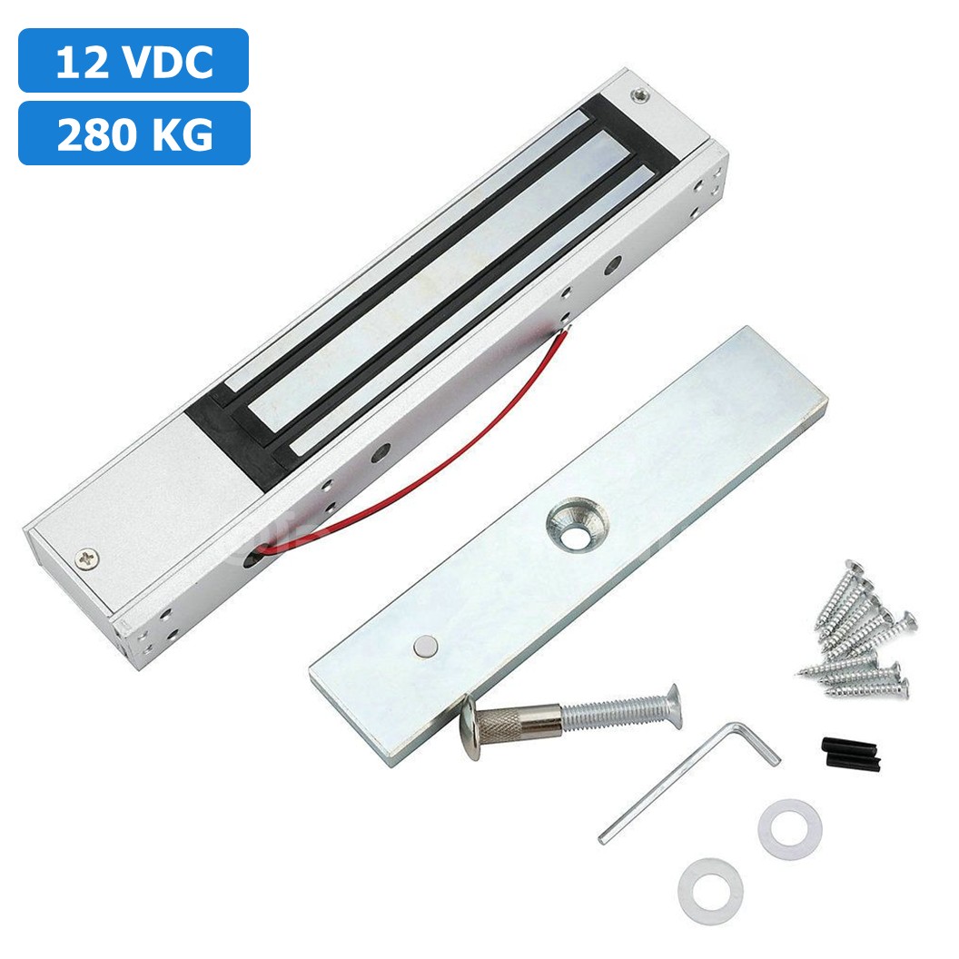 SY-L280S 12V 280kg ประตูแม่เหล็กไฟฟ้า โซลินอยด์ล็อค Electromagnetic lock 280KG 12VDC Solenoid lock กลอนประตูไฟฟ้า กลอนไฟฟ้า Electric Sucktion door lock Electromagnet