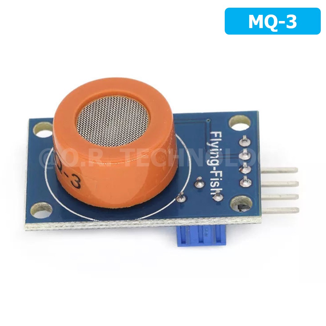 AB047 MQ-3 เซนเซอร์ตรวจจับ แอลกอฮอล์ Alcohol Ethanol Sensor Gas Sensor Detection เซนเซอร์แก๊ส เซนเซอร์ตรวจจับก๊าซ