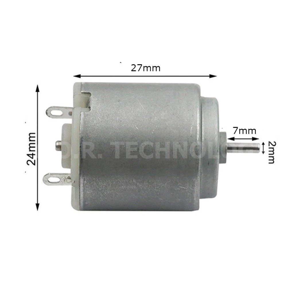 ZM002 มอเตอร์ ขนาดเล็ก 3-6VDC Motor R260 3VDC 10000-18000RPM มอเตอร์เรือ มอเตอร์งานประดิษฐุ์