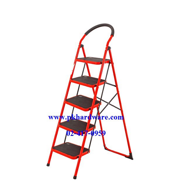 บันไดอลูมิเนียม DELI Ladder รุ่น DLS205 (ราคารวมแวท) มีแป้นเหยียบเต็มเท้า ขนาด 5 ขั้น บันไดอเนกประสงค์{1500221601}