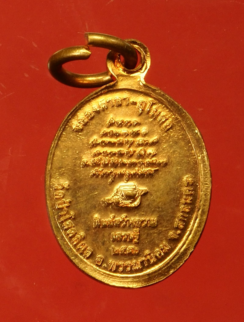 29603 เหรียญเม็ดแตงหลวงปู่บุญหนา วัดป่าโสตถิผล สกลนตร เนื้อทองแดง 74