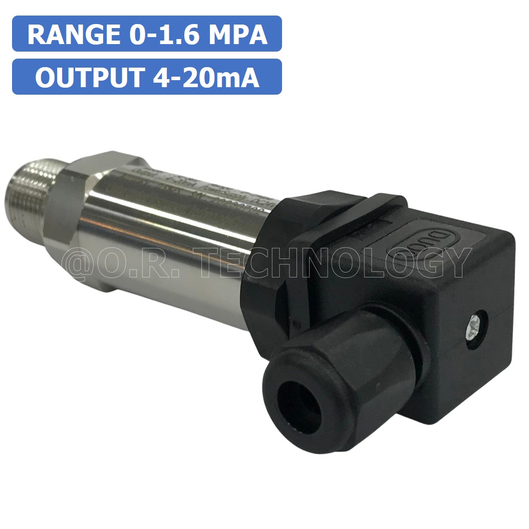 (1ชิ้น) SL-801 1.6MPA เครื่องแปลงสัญญาณแรงดัน เครื่องส่งสัญญาณแรงดัน Pressure Transmitter 24VDC (Output 4-20mA)