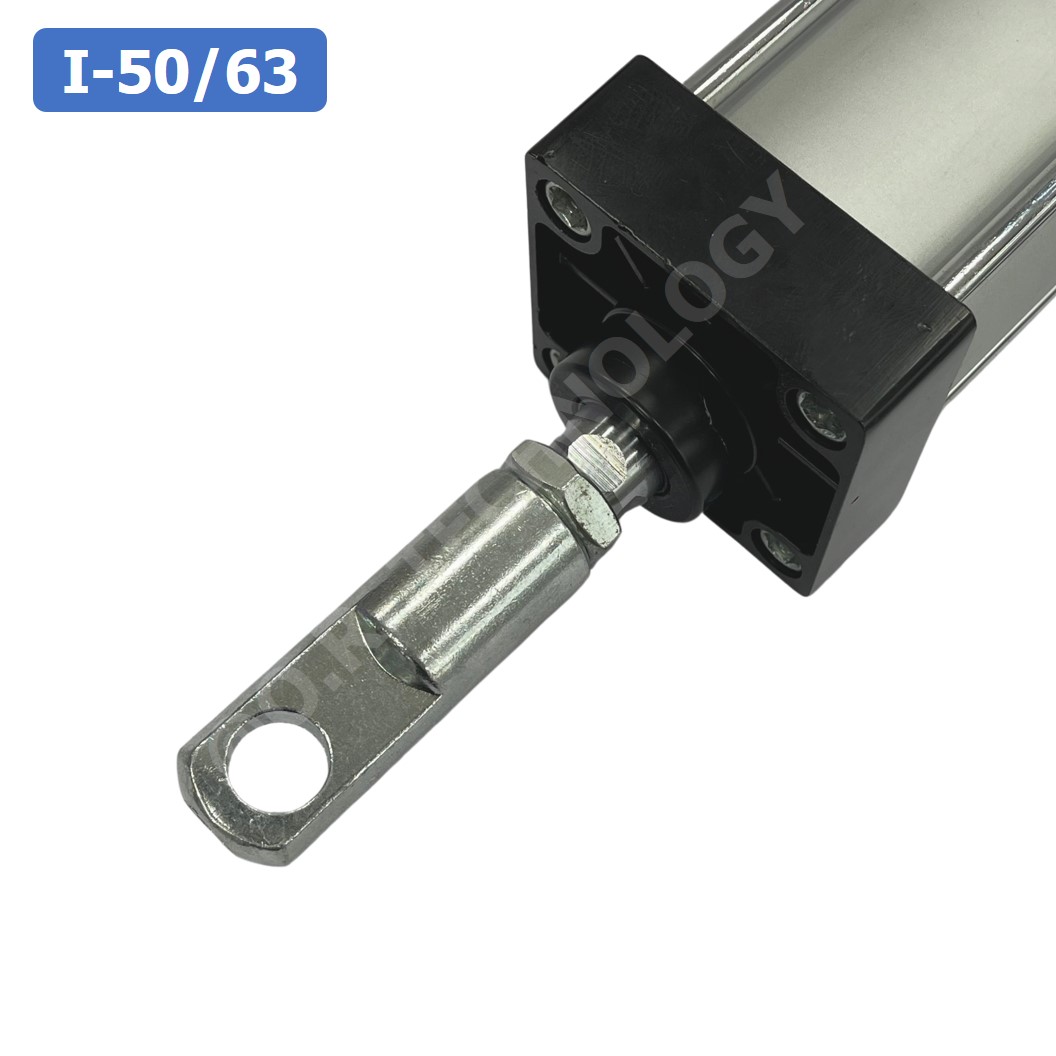 (1ชิ้น) I-50/63 I-50 I-63 ตัวยึดแกนกระบอกลม แบบตรง I Joint Air Cylinder สำหรับกระบอกลม SC 50/63 ขายึดกระบอกลม ตรง ตัวต่อปลายแกนกระบอกลม เกลียวใน M16x1.5