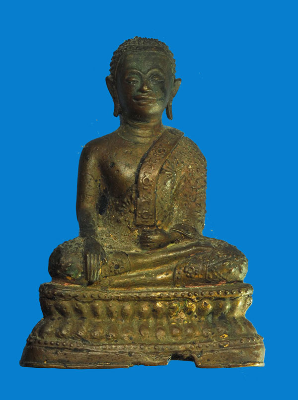 *31942 พระบูชาสมัยรัตนโกสินทร์ พิมพ์พระมาลัย เนื้อทองเหลือง จ.กรุงเทพฯ หน้าตักกว้าง 2 นิ้ว 2