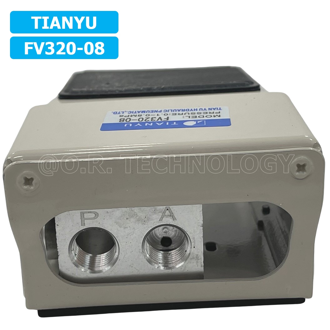 (1ชิ้น) FV320-08 เท้าเหยียบลม วาล์วเท้าเหยียบ สวิทซ์เท้าเหยียบลม Air Foot Switch Valve Pneumatic TIANYU