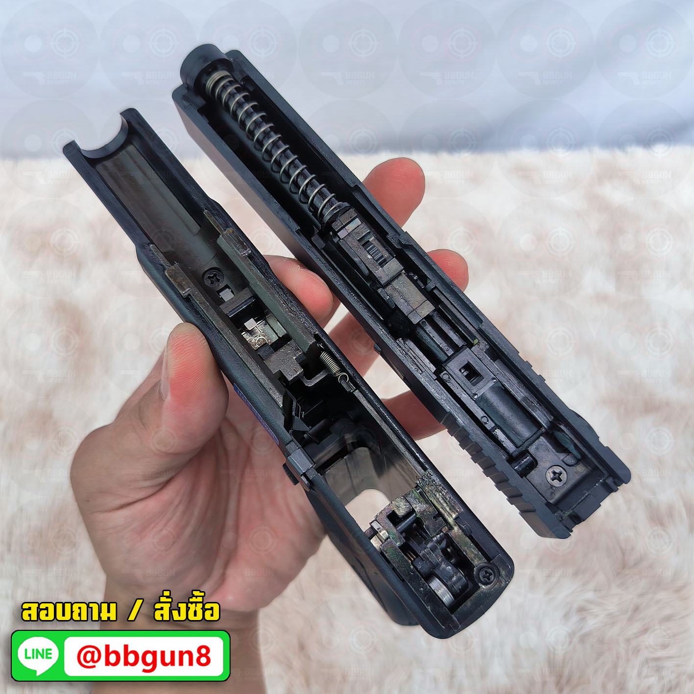 บีบีกันอัดแก๊ส Glock 23 Gen 3 (Full Auto) - WE (Black) BB GUN