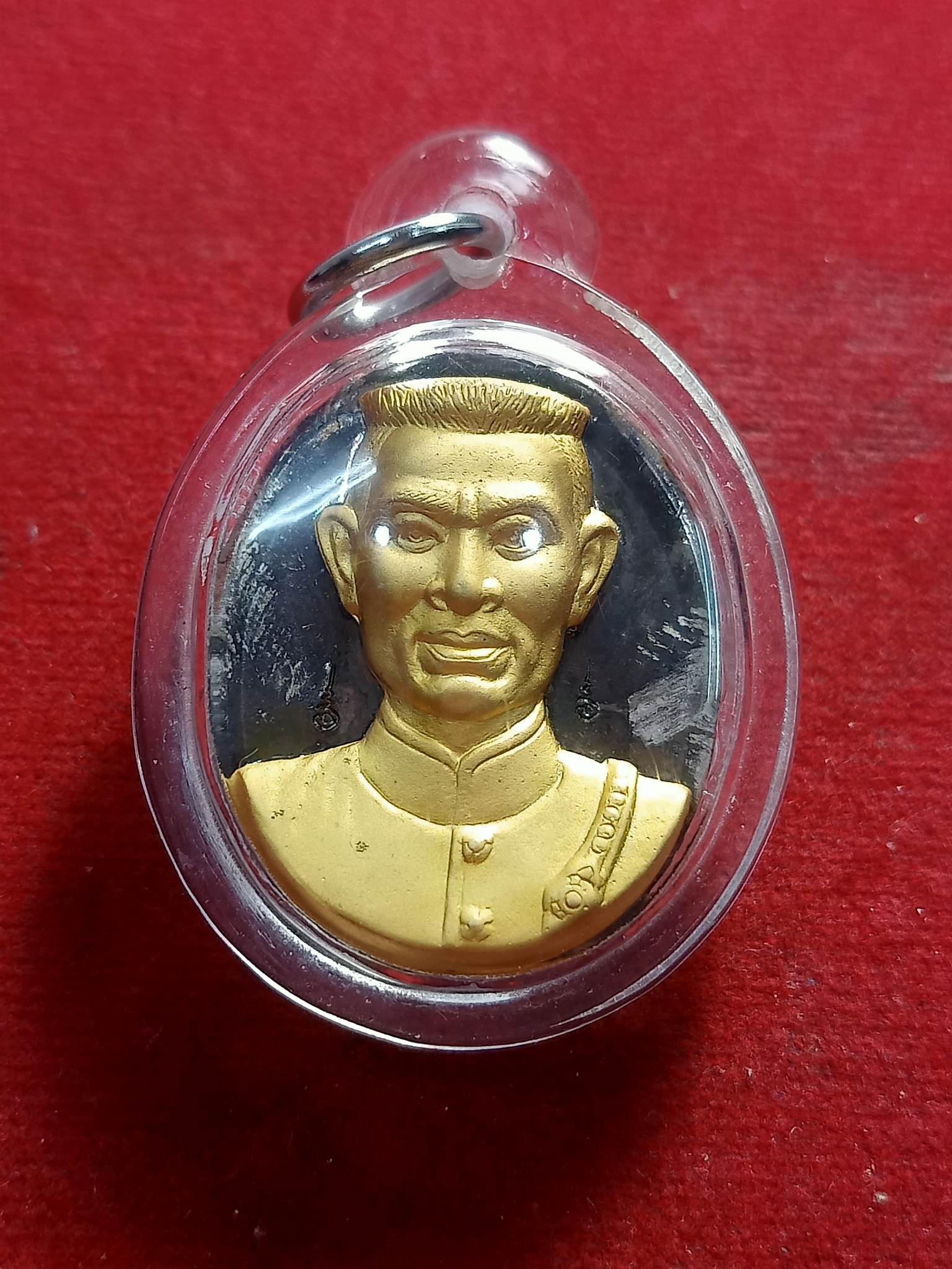 เหรียญพระนเรศวร หลังพระพุทธชินราช เนื้อเงินหน้าทอง (SKU-01487)